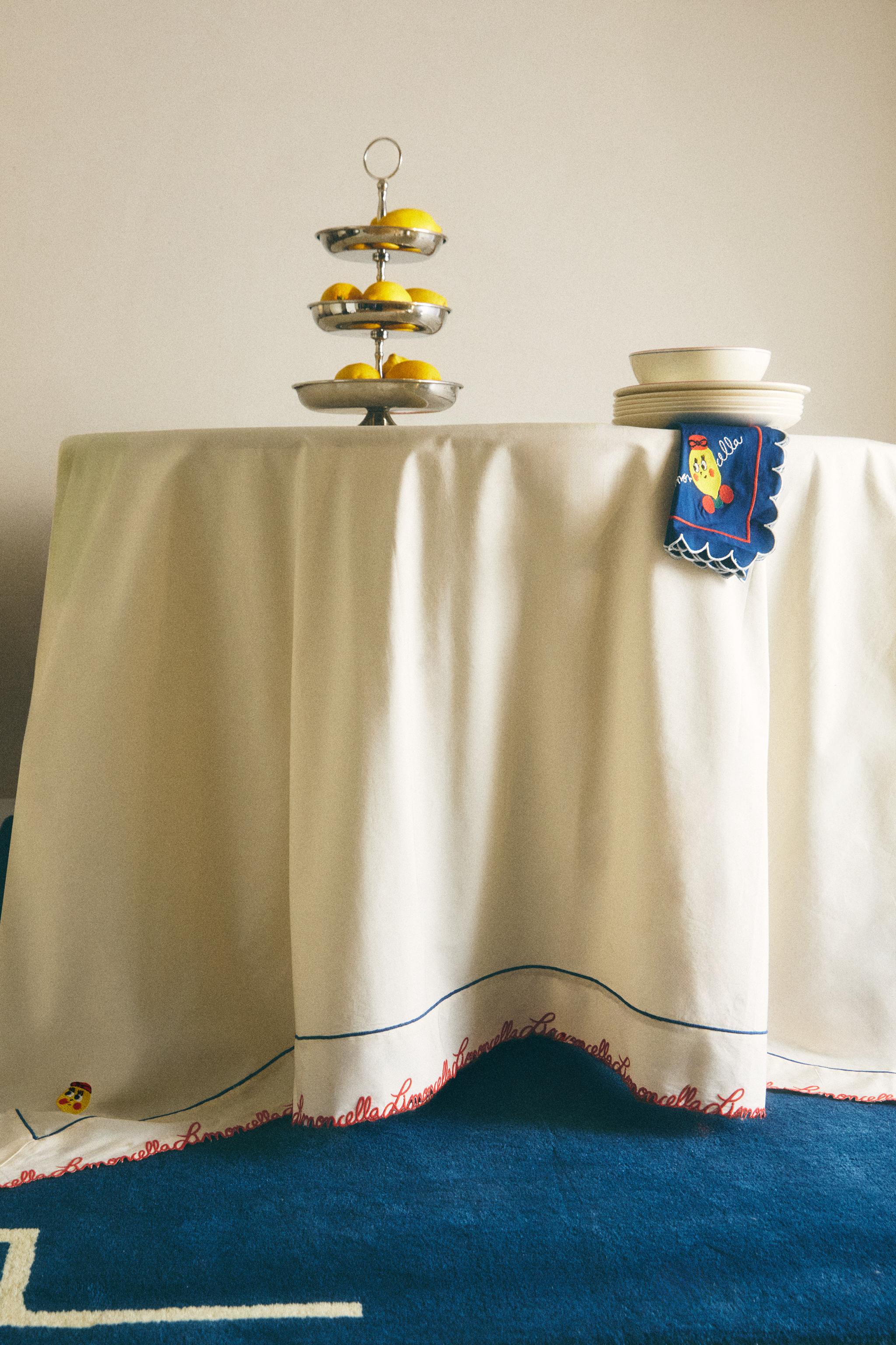 LIMONCELLA COTTON TABLECLOTH X THE ANIMALS OBSERVATORY